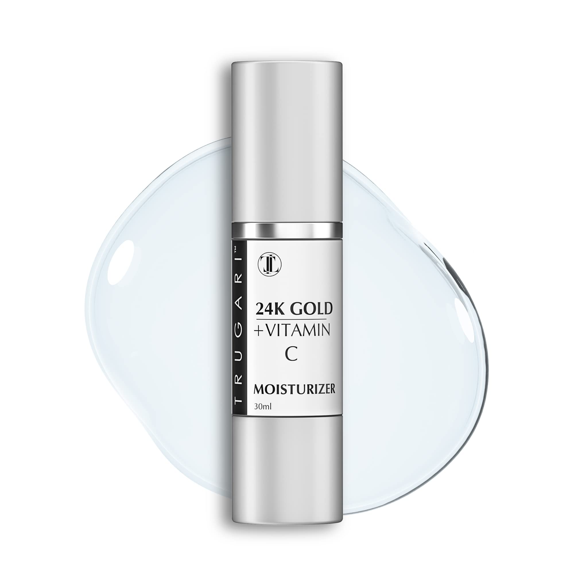 24K Gold + Vitamin C + Collagen Face Serum - Advanced Anti-Aging Moisturizer for Wrinkles, Firming & Skin Repair | Pure Bio-Active Natural Formula | Perfect for Daily Skincare Routine & Nighttime Rejuvenation