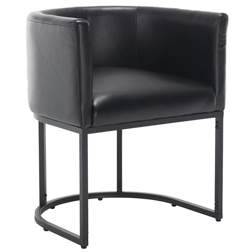 Black Pu Leather, Black Legs