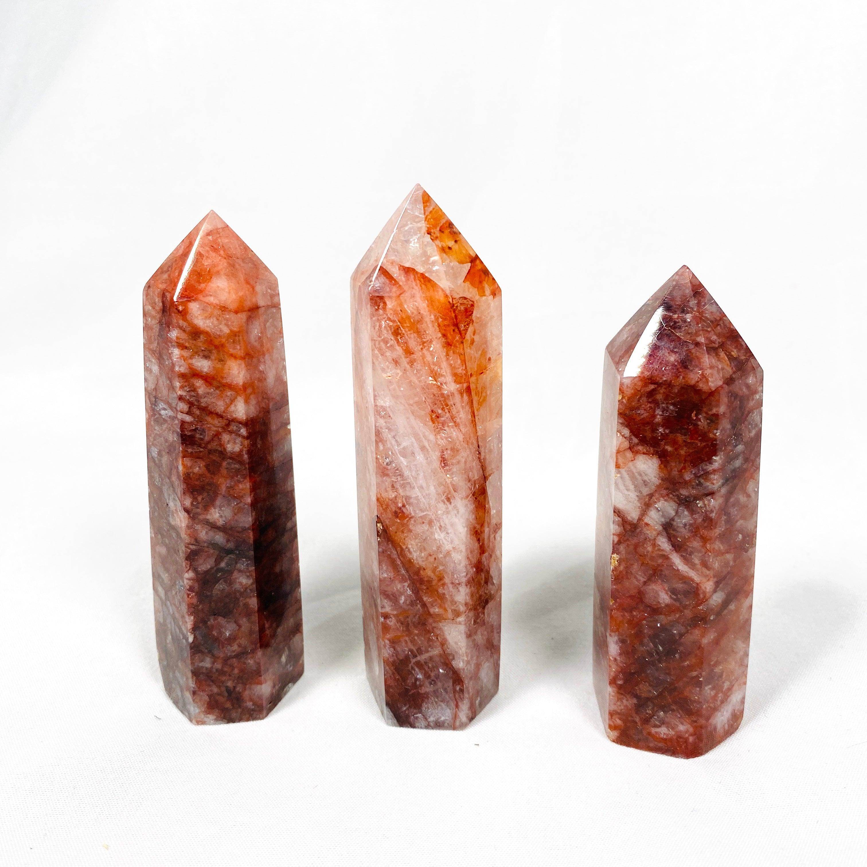 100g Fire Quartz Generator for Energy Healing & Chakra Balancing - Perfect for Meditation, Reiki, and Spiritual Practices
