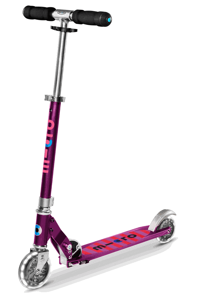 Micro Kickboard Sprite LED Scooter - 3 Wheel Light Up Scooter for Kids & Teens - Fun LED Scooter for Night Riding, Commuting & Outdoor Play