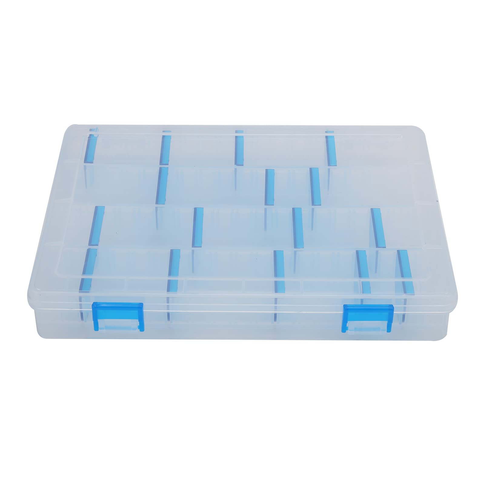 01 Transparent Fishing Lure Box - Fine Workmanship, Sturdy & Durable Tackle Storage for Bass, Trout, Saltwater Fishing - Perfect for Boat, Shore & Ice Fishing Trips