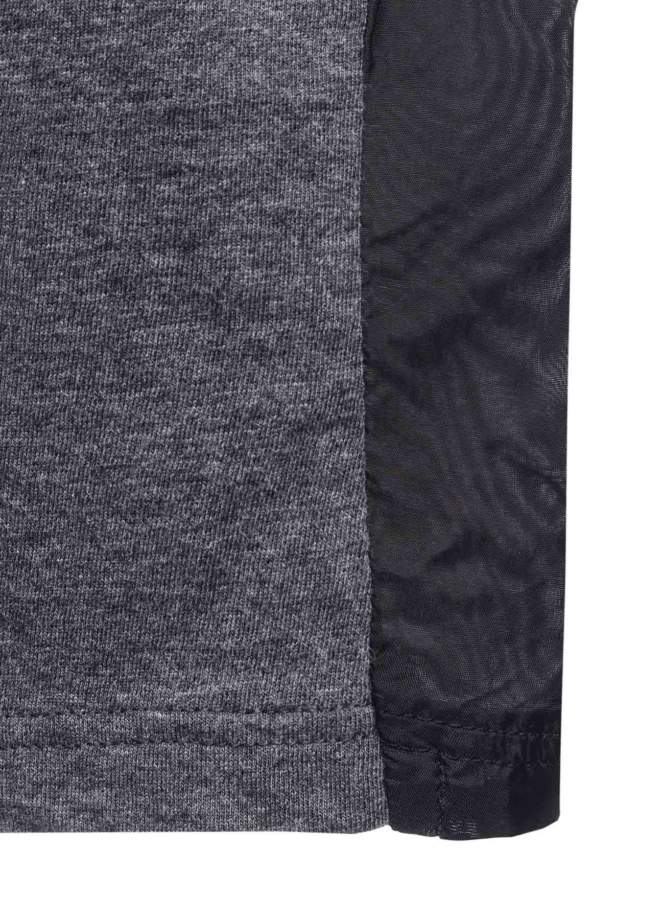 Breathable Cotton Jersey & Cupro Blend Switching Shirt - Comfortable & Stylish for Work, Travel & Casual Wear