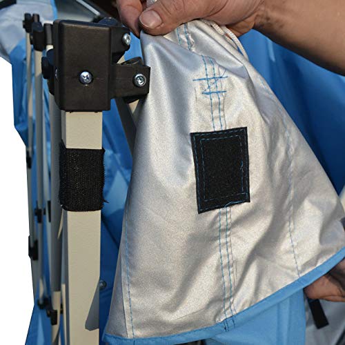 Impact Canopy 283010203 Slant Leg Weight Bags - Heavy Duty Blue Canopy Weights for Outdoor Events, Parties & Market Stalls - Secure Your Tent in Windy Conditions