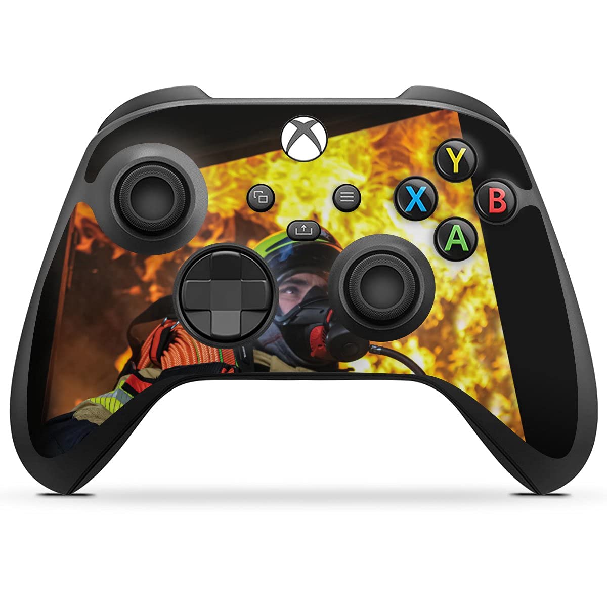 Premium Xbox Series X Controller Skin Sticker - Firefighter Design | Compatible with Microsoft Xbox Series X | Perfect for Gaming Enthusiasts & Firefighter Hobbyists