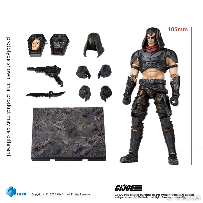 PRE ORDER - 1/18 Scale HIYA 4-Inch G.I.Joe Zardan Action Figure - Exquisite Mini Collectible Series for Display & Play | Perfect for Collectors & Toy Enthusiasts