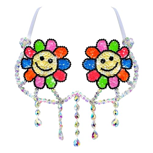 Daisy Delights Smiley Blacklight Crystal