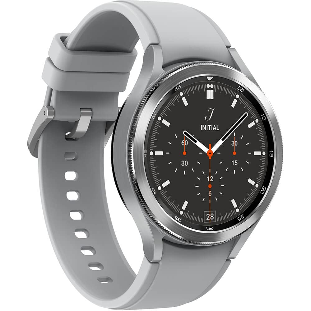 Samsung Galaxy Watch 4 Classic 46mm Smartwatch - GPS, WiFi, Bluetooth, International Version (Silver) | Fitness Tracker, Heart Rate Monitor, Sleep Tracking for Men & Women | Perfect for Workouts, Running & Daily Activity Tracking