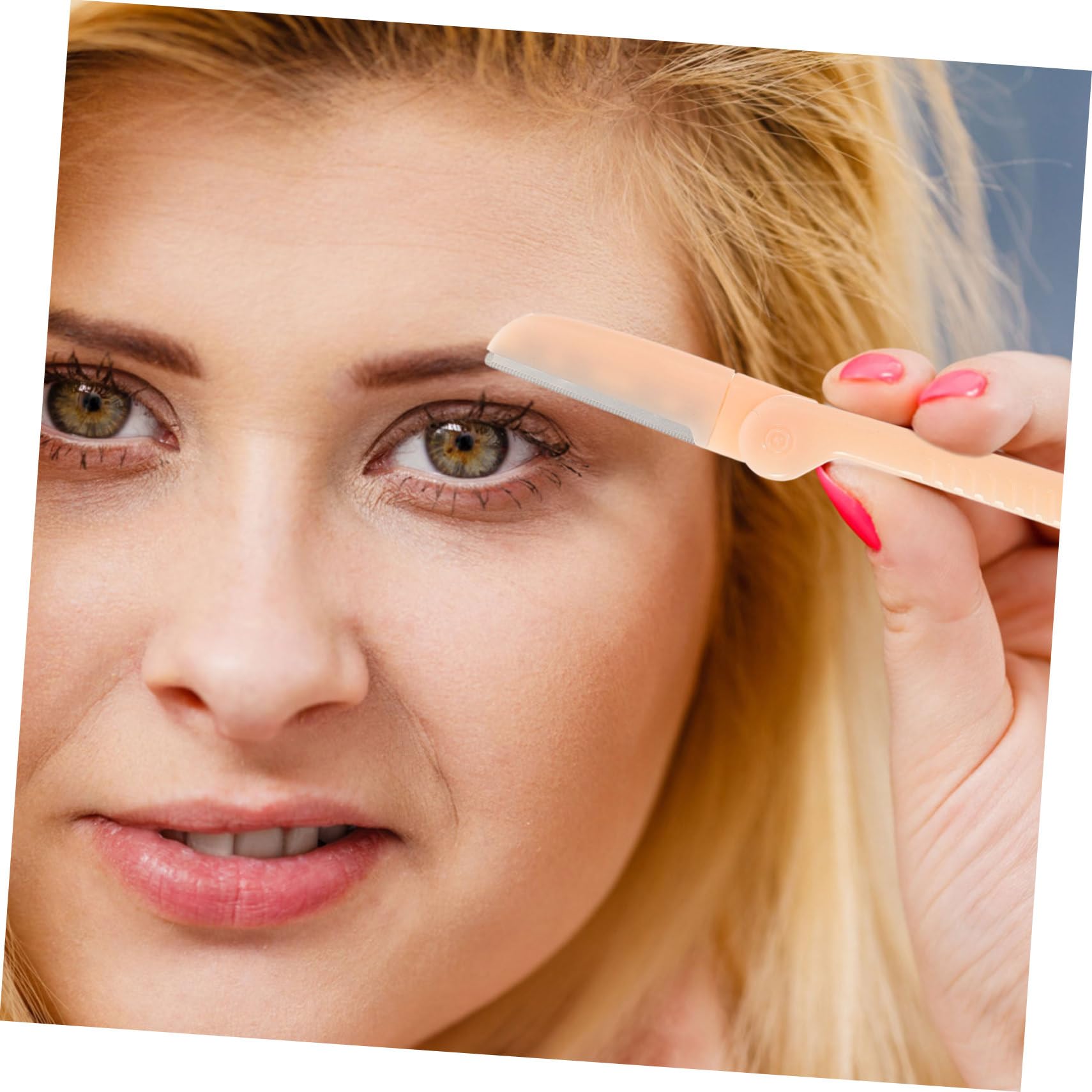 FOMIYES 3-Piece Portable Eyebrow Trimmer Kit - Painless Mini Eyebrow Razor, Shaper & Facial Hair Remover for Women & Men | Travel-Friendly Grooming Tool for Precise Eyebrow Shaping & Maintenance | Perfect for Home, Travel, Salon & Daily Beauty Routine | Use for Eyebrow Grooming, Facial Hair Trimming, Quick Touch-Ups & On-the-Go Beauty Care