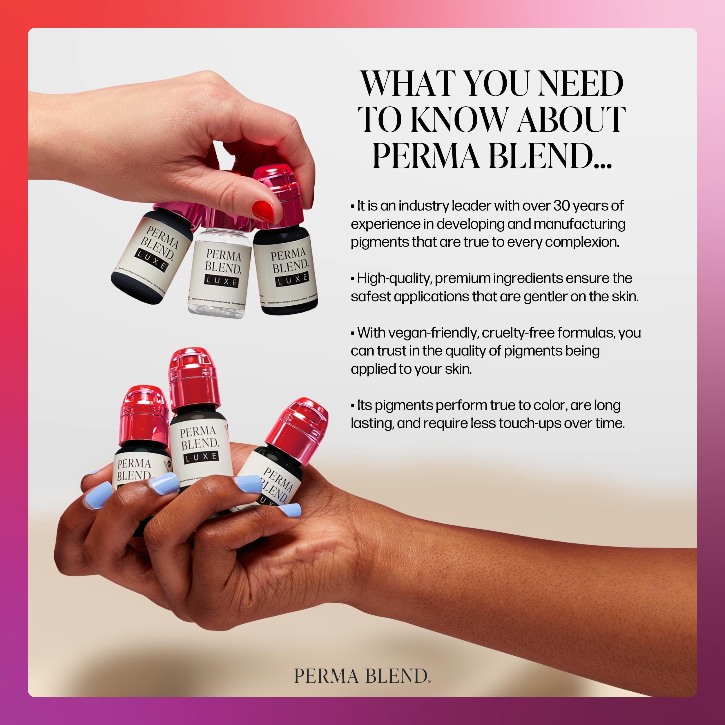 Perma Blend Luxe Stevey G. Reclaim Set - SMP Scalp Micro-Pigmentation Kit for Hairlines & Bald Spots - Permanent Tattoo Ink Set (6x0.5oz) - Vegan, Cruelty-Free - Perfect for Barbers, Tattoo Artists & SMP Professionals