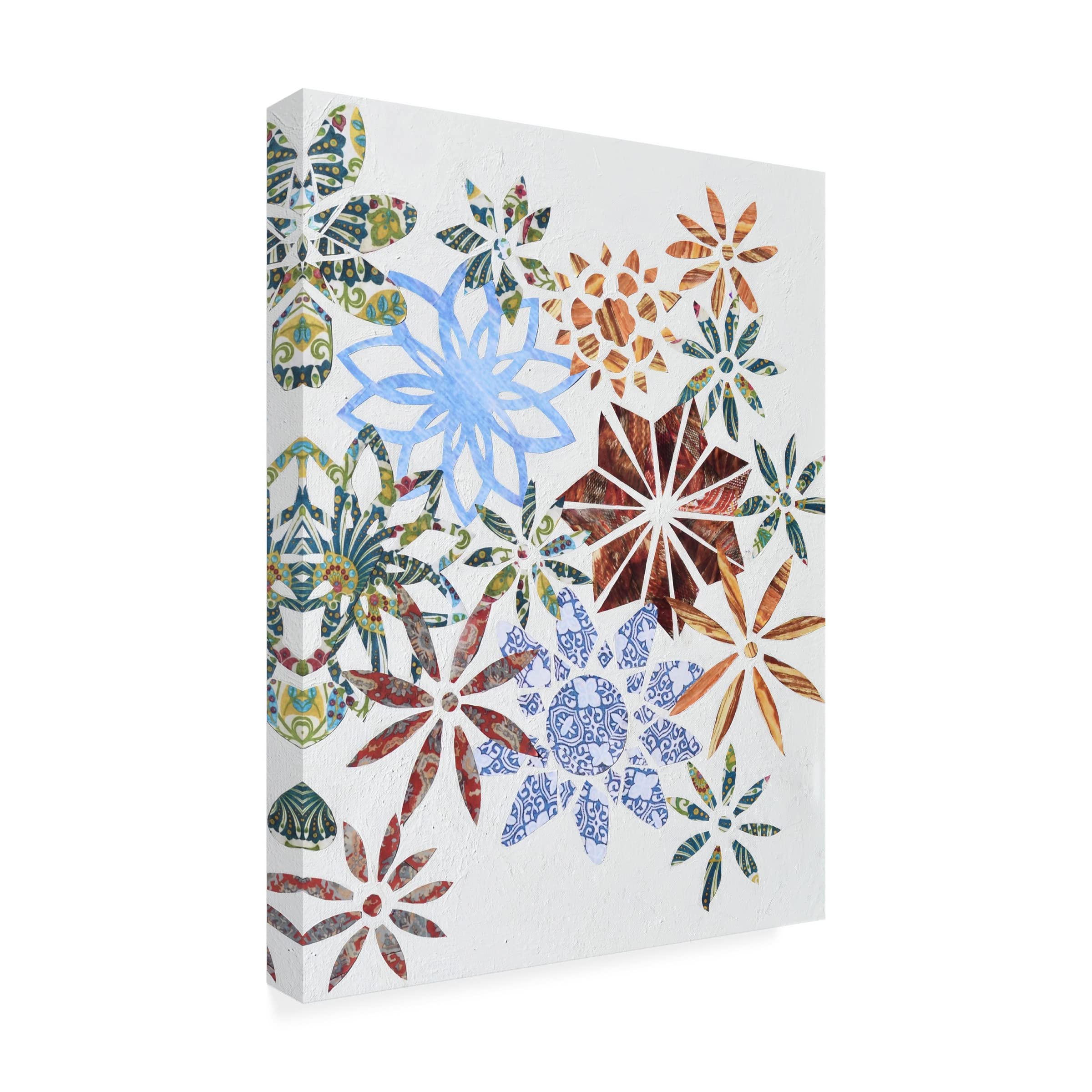 Trademark Fine Art 'Kaleidoscope Cut Outs II' Abstract Canvas Wall Art by Natalie Avondet - Perfect for Living Room, Bedroom & Office Decor