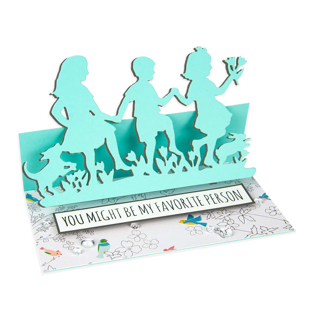 Spellbinders Etched Wafer Thin Dies Shapeabilities Dance for Joy Metal - Perfect for Scrapbooking, Card Making & DIY Paper Crafts