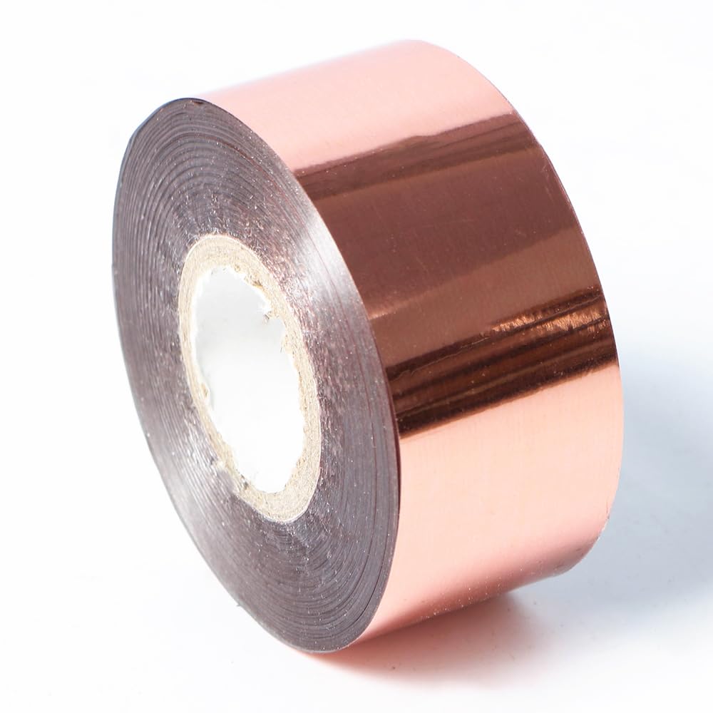 Premium Hot Stamping Foil Paper - Vibrant Rose Gold Color for DIY Crafts, Scrapbooking & Gift Wrapping - Ideal for Card Making, Wedding Invitations & Home Decor Projects