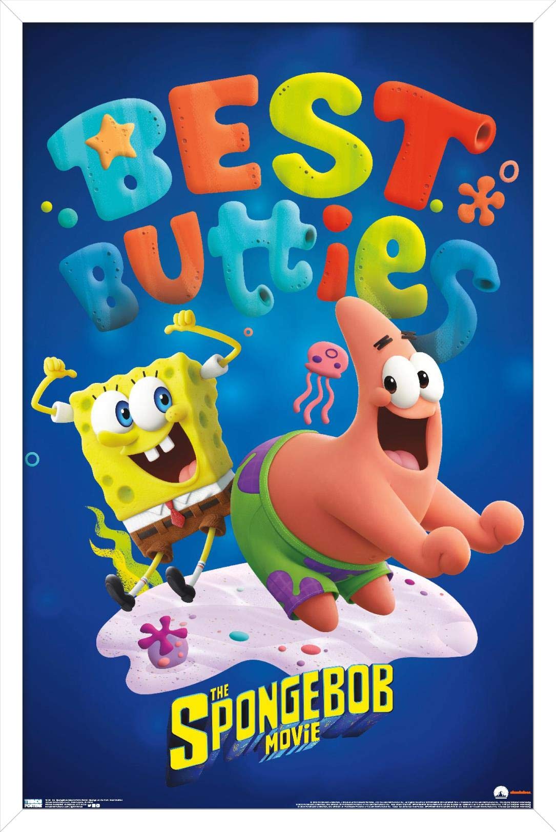 Trends International The SpongeBob Movie: Sponge On The Run - Best Friends Wall Poster, 22.375