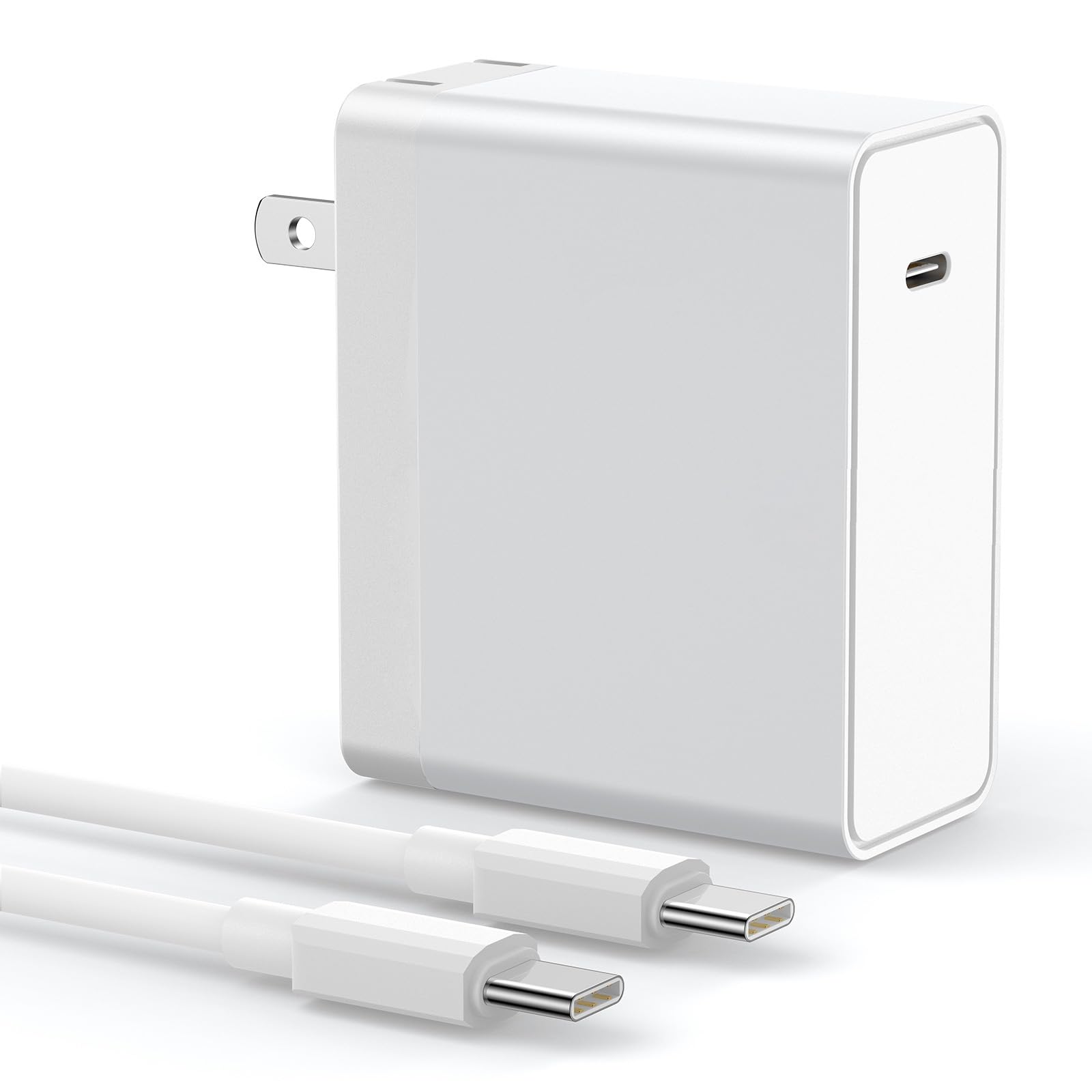 Original Title: Mac Book Pro Charger - 118W USB C Charger Fast Charger Compatible with MacBook Pro/Air, iPad Pro, Samsung Galaxy, and All USB-C Devices Power Adapter Laptop Charger(6.6 ft Cable Included)  Optimized Title: **118W USB-C Fast Charger for MacBook Pro/Air, iPad Pro, Samsung Galaxy & All USB-C Devices - Includes 6.6ft Cable | Laptop Power Adapter | Perfect for Travel, Office & Home Charging**