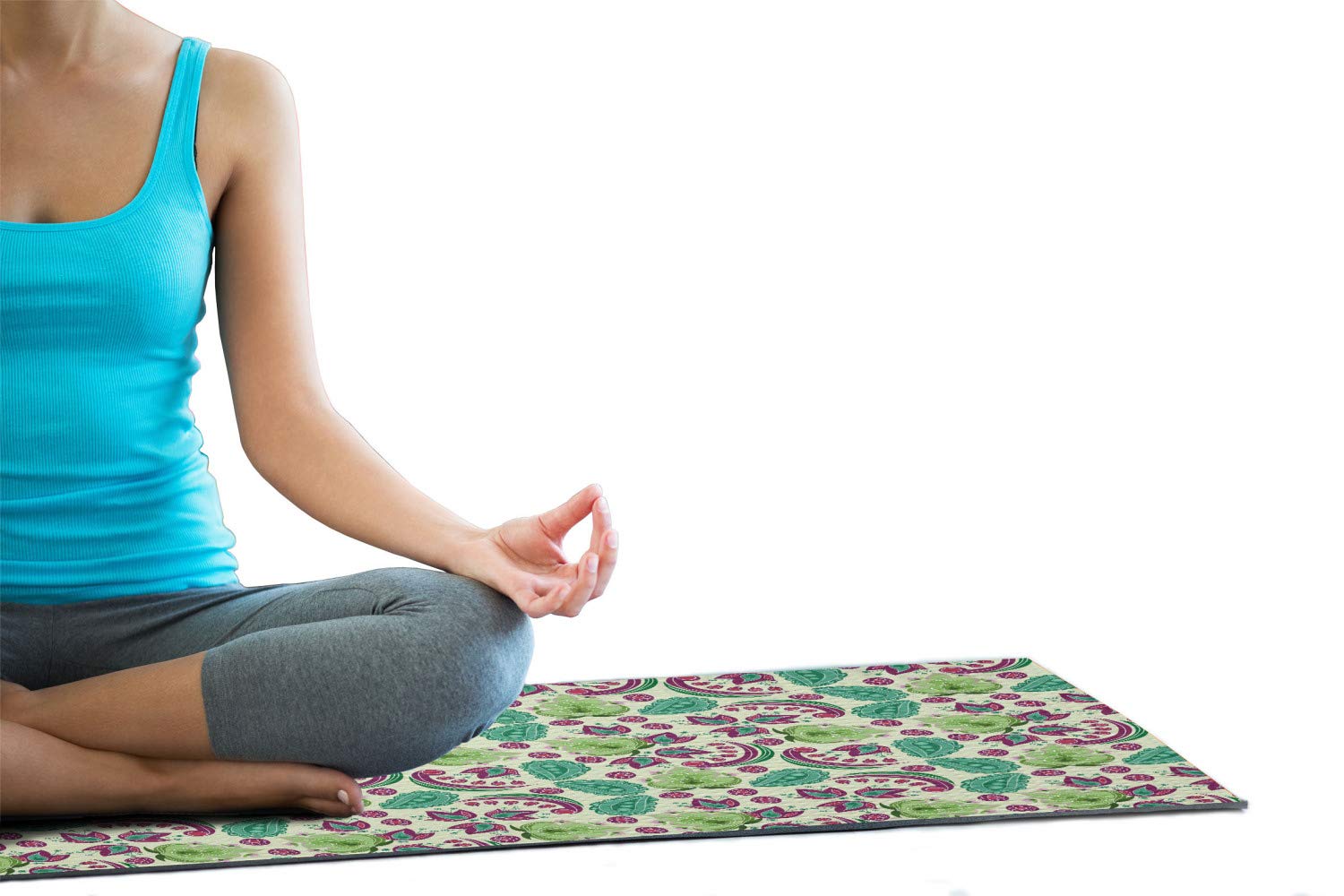 Ambesonne Non-Slip Yoga Mat Towel - 25
