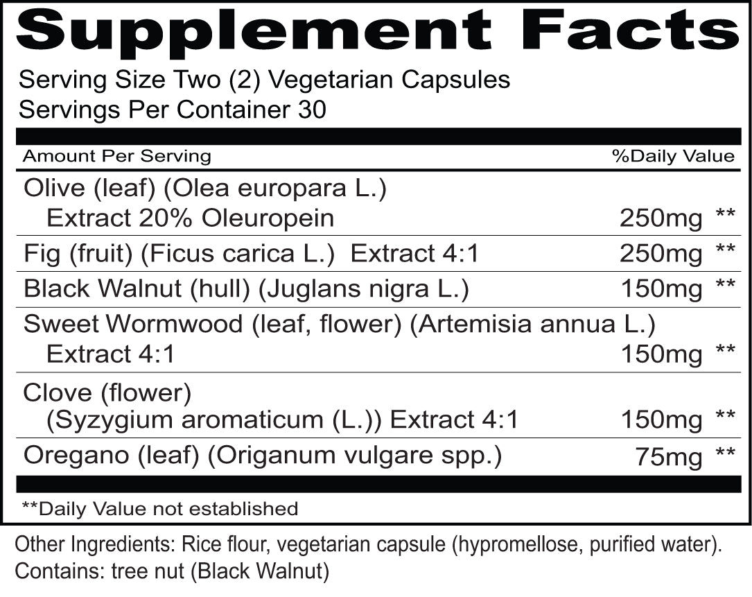 Para Clean Detox Supplement - 60 Vegetarian Capsules for Digestive Health & Colon Cleansing | Supports Weight Loss & Gut Wellness | Ideal for Daily Detox & Cleansing Routine