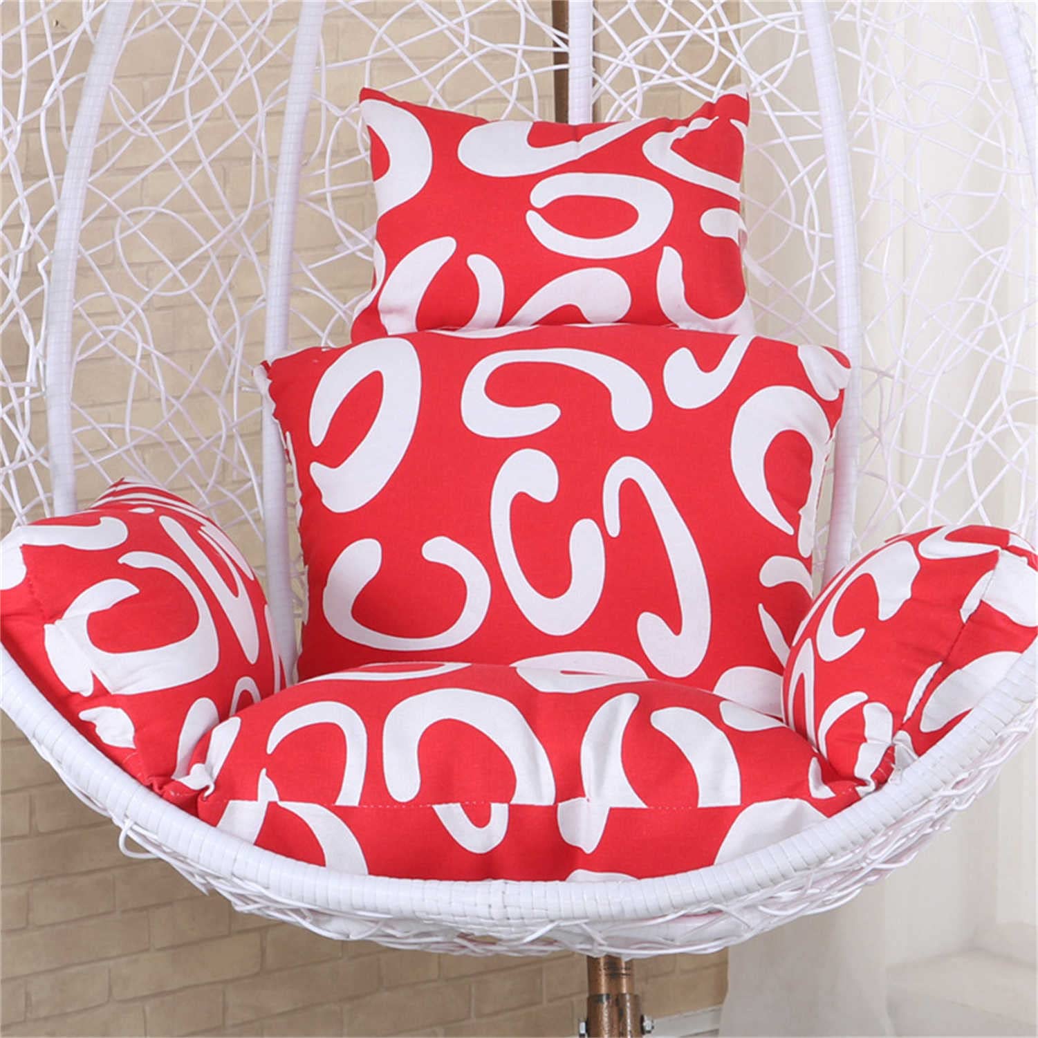 Thickened Hanging Basket Seat Cushion - Comfortable Swing Egg Chair Pad for Indoor & Outdoor Use - Perfect for Patio, Garden, Yard, and Hammock Relaxation