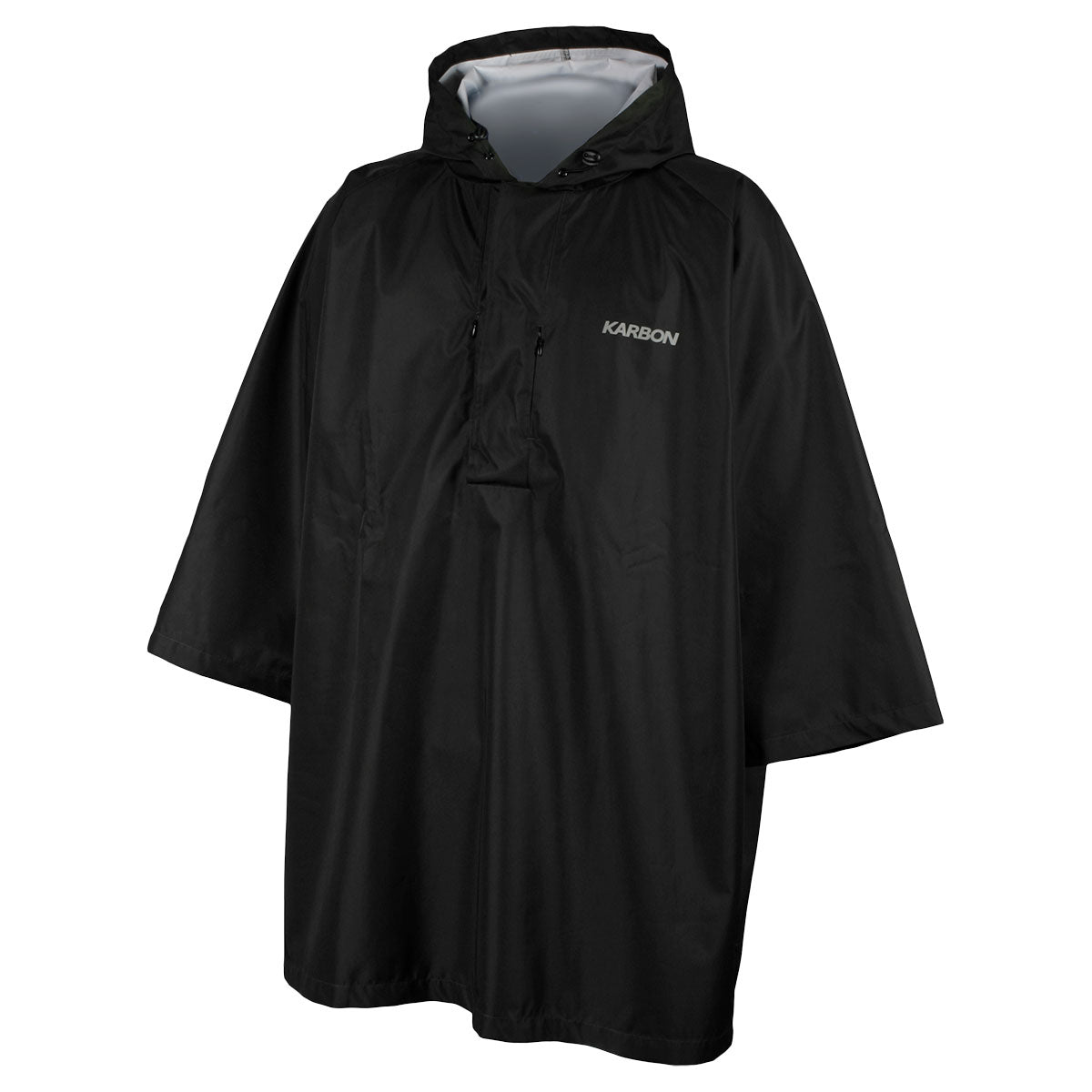 Waterproof Karbon Rain Poncho for Outdoor Activities - Lightweight & Packable Raincoat for Hiking, Camping, Travel & Emergency Use