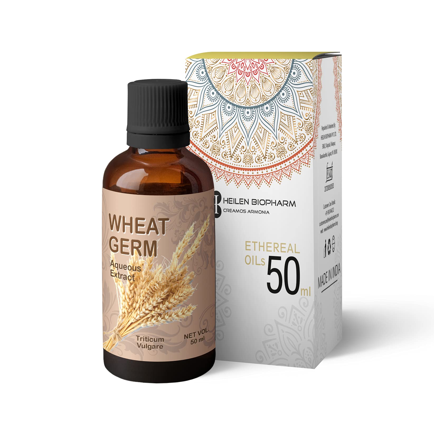 Premium Wheat Germ Oil for Skin Rejuvenation & Anti-Aging - 50ml Natural Face & Body Moisturizer - Hydrates, Nourishes & Reduces Wrinkles - Perfect for Night Care & Daily Skincare Routine