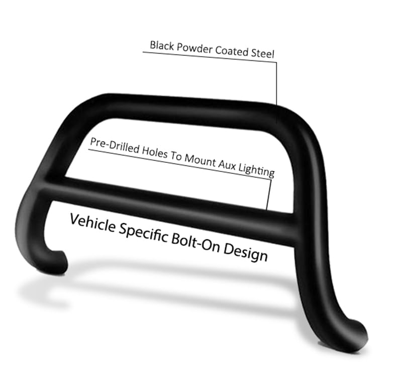 Black Horse A Bar No Skid Plate Compatible with 2019-2024 Toyota RAV4 & 2021-2024 Toyota Venza (CBB-TOB4802) | Durable Underbody Protection for Off-Road Adventures & Daily Driving