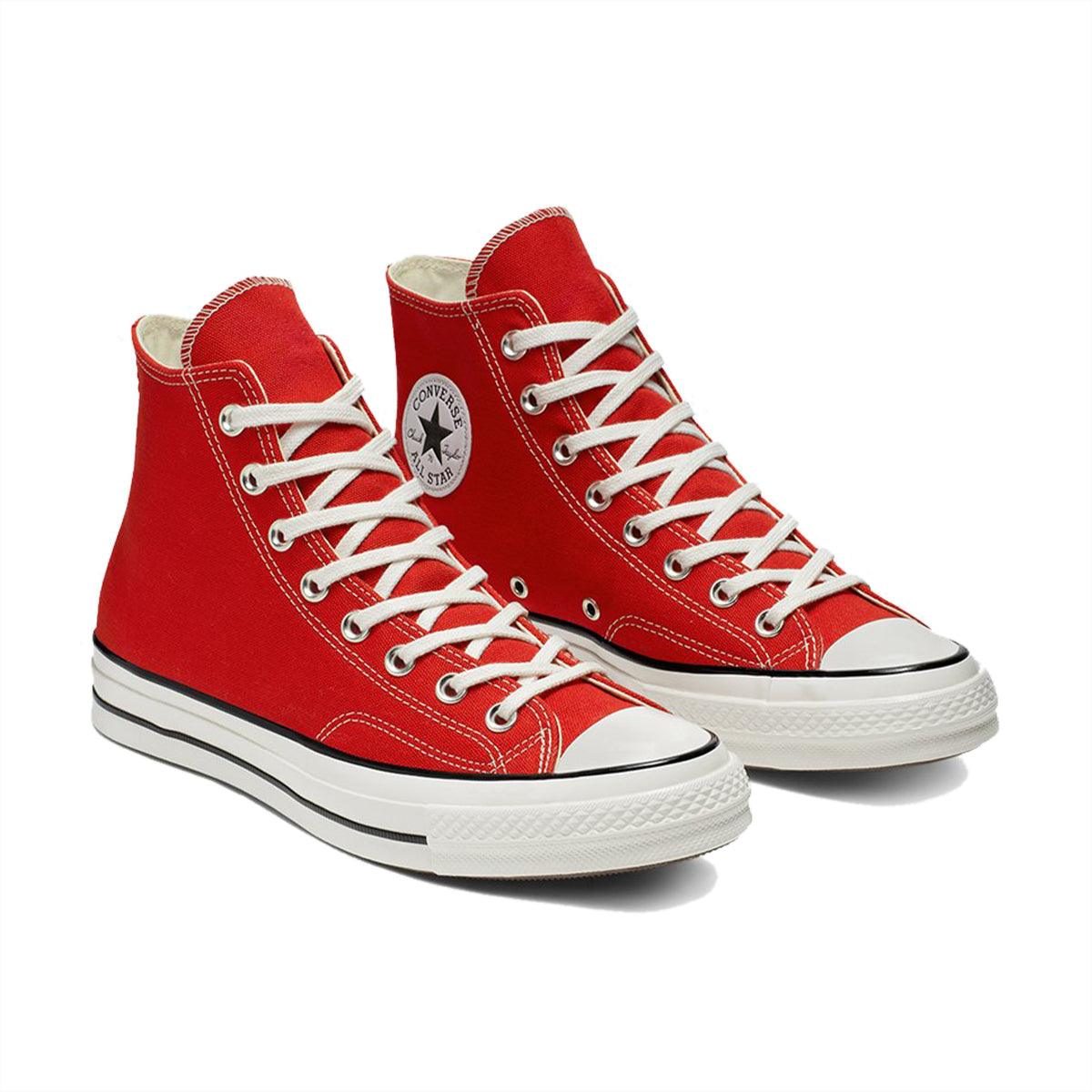 Converse All Star Chuck 70 High Top Sneakers in Enamel Red - Classic Canvas Shoes for Men & Women | Perfect for Casual Wear, Street Style & Everyday Fashion