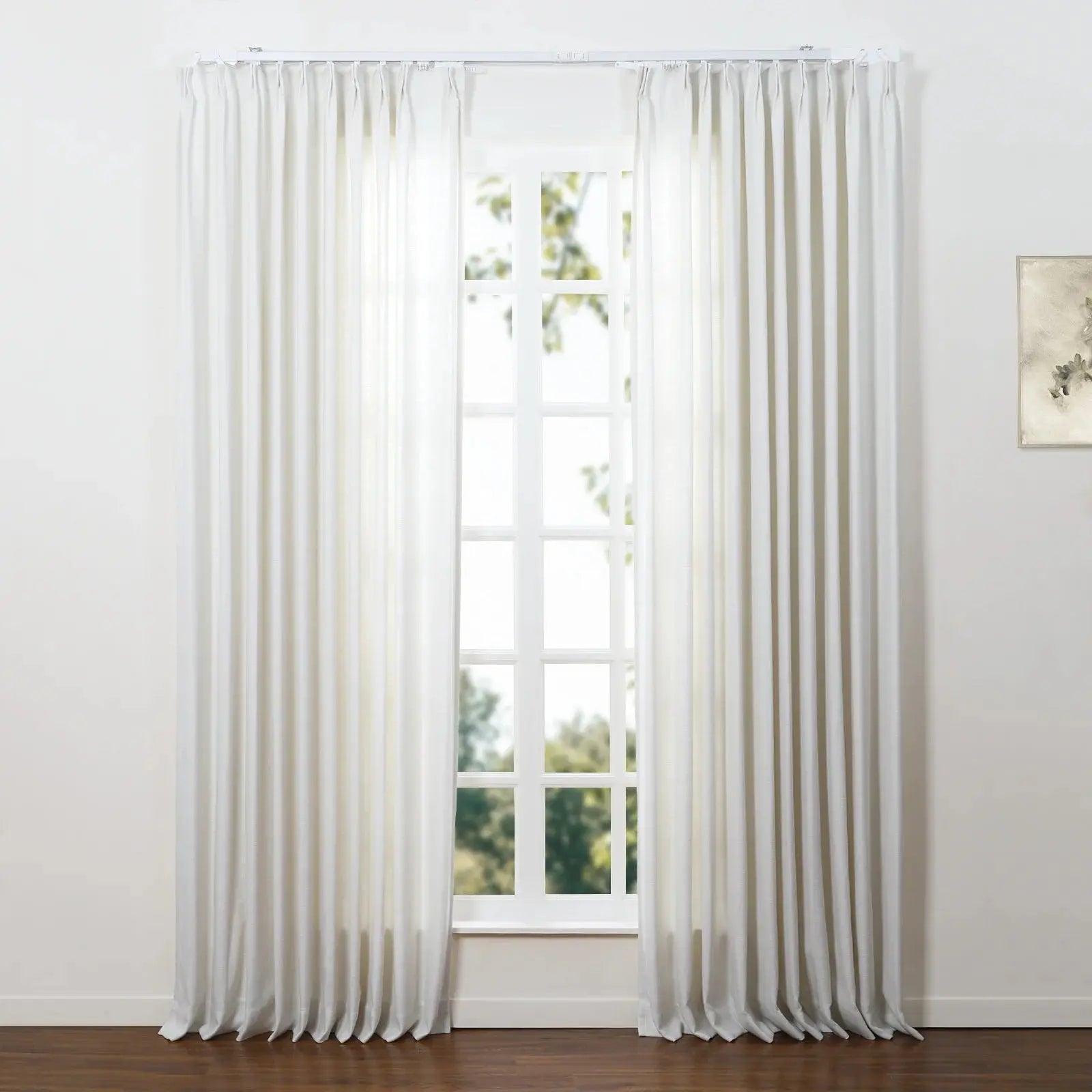 Lark Motorized Curtain Tracks - Smart Home Automatic Drapery Rail System for Living Room & Bedroom | Voice Control & Remote Operated