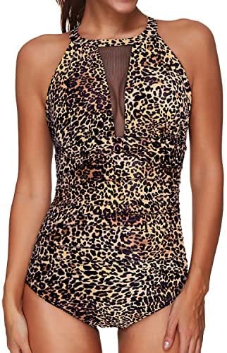 Women's Slimming One Piece Swimsuits - Tummy Control Vintage Bathing Suits for Women | High Waisted Swimwear for Beach, Pool & Vacation | Plus Size Swimsuits for Summer