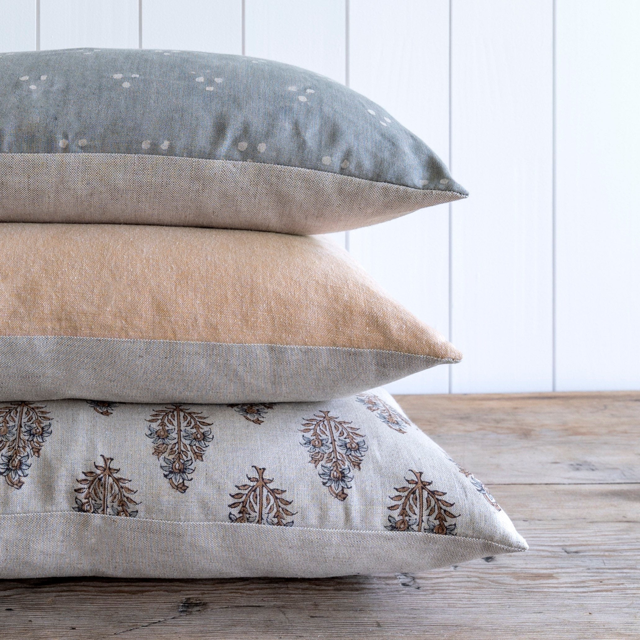 Designer Monrovia Sahara Motif Natural Cotton Pillow Cover - Bohemian Home Decor for Living Room, Bedroom & Outdoor