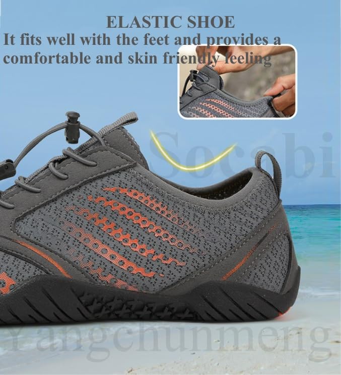 Best Women's Barefoot Running Shoes - Wide Toe Box & Drainage Holes for Trail Running, Beach Walking & Water Sports | Minimalist Lightweight Water Shoes for Outdoor Activities