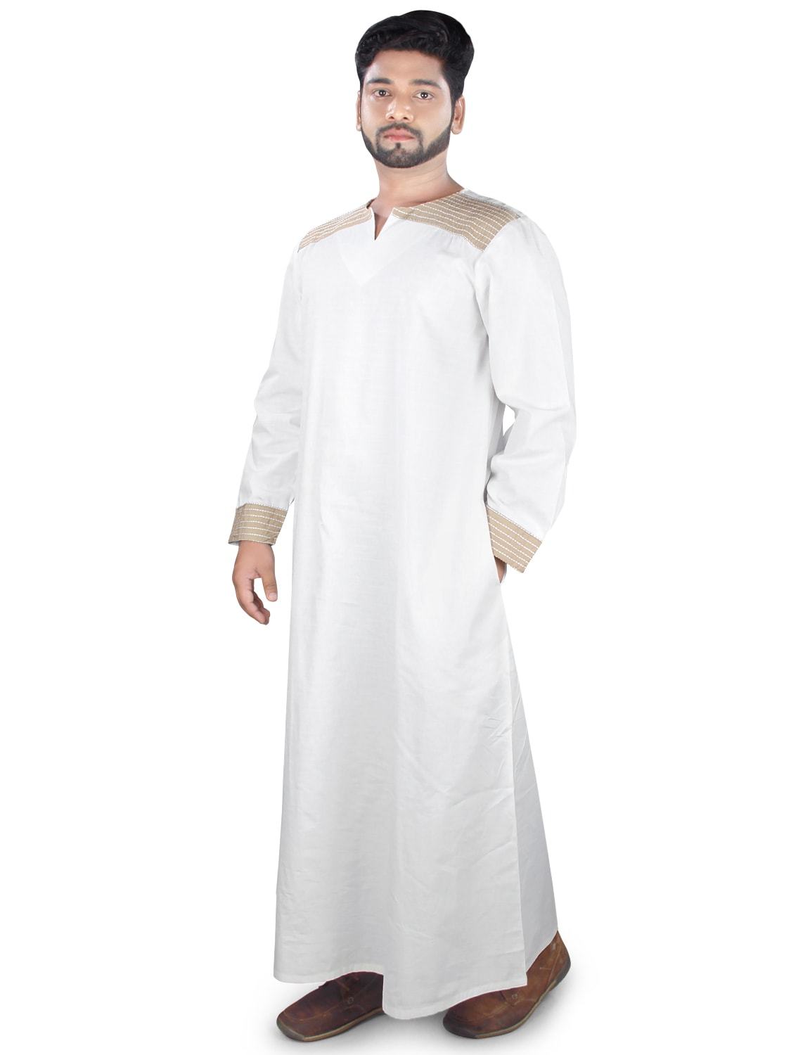 Stylish Aamir Galabiyya - Traditional Islamic Dress for Men - Perfect for Eid, Ramadan & Special Occasions