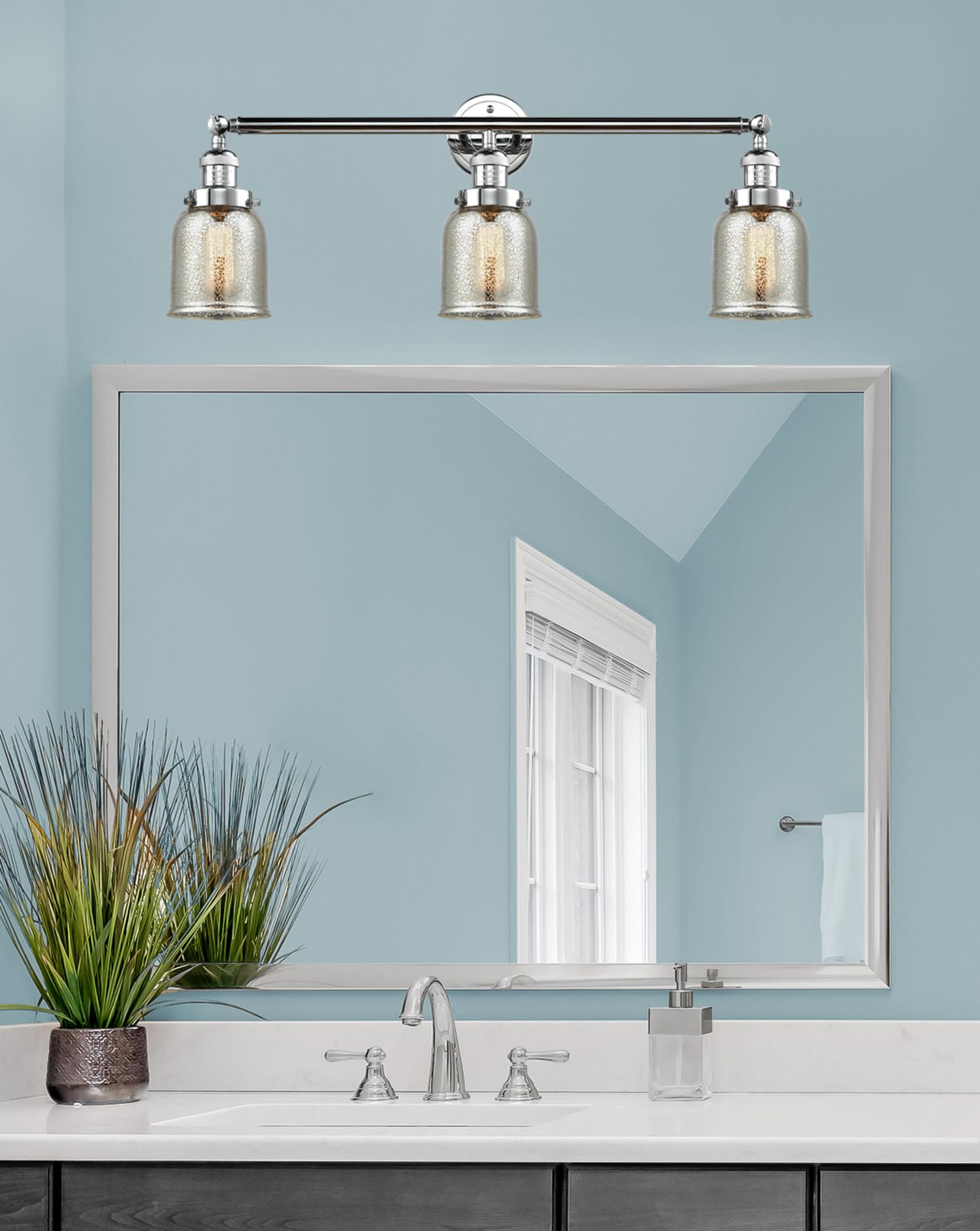 Innovations 205-OB-S-G52 3-Light Adjustable Bathroom Vanity Light Fixture in Oil Rubbed Bronze - Perfect for Modern Bathroom, Powder Room & Spa Decor