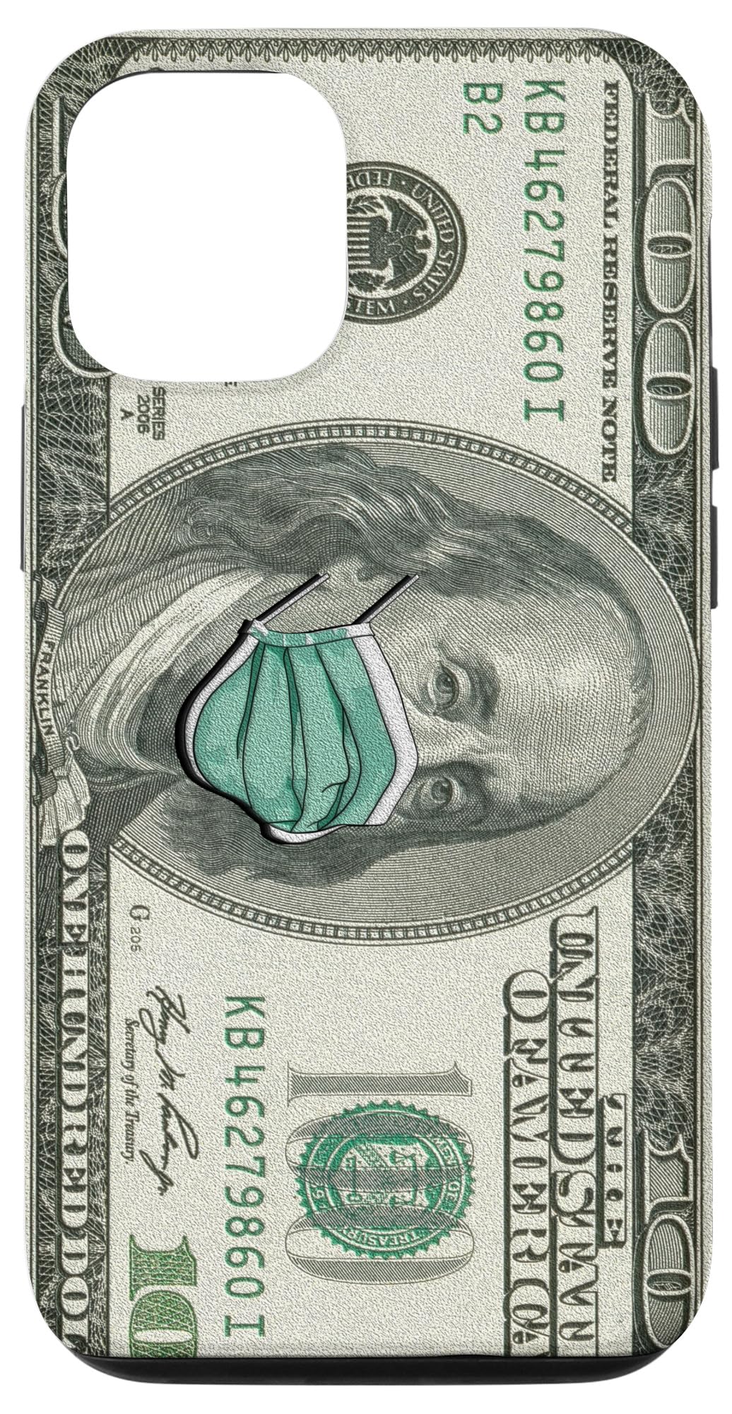 iPhone 12/12 Pro Case with $100 Dollar Bill Design - Premium Protective Cover for Everyday Use, Work & Travel
