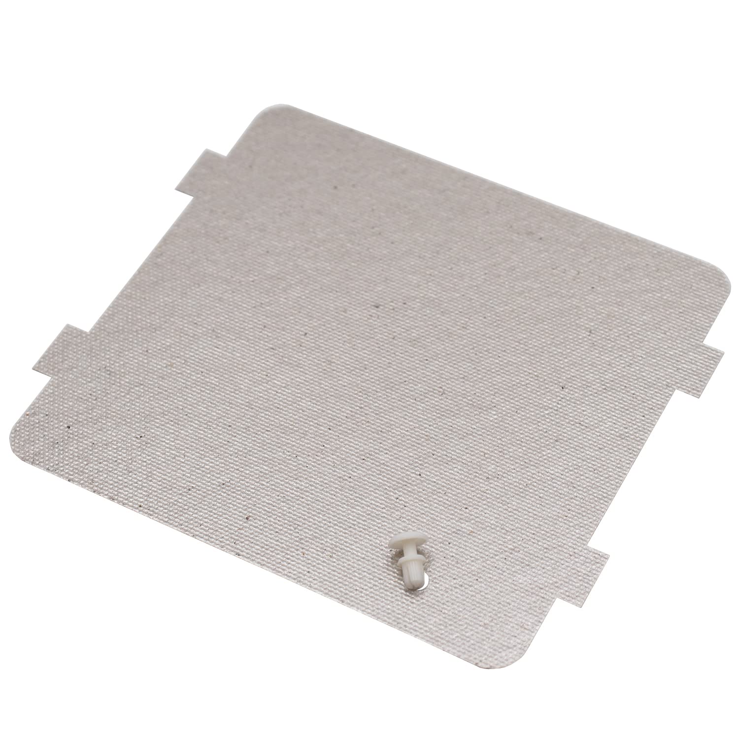 Original WB34X21610 WB03X27704 Microwave Waveguide Cover Replacement with Locking Button Pin - Compatible with Samsung, LG, Whirlpool Microwaves - Easy DIY Installation for Home Kitchen Appliance Repair