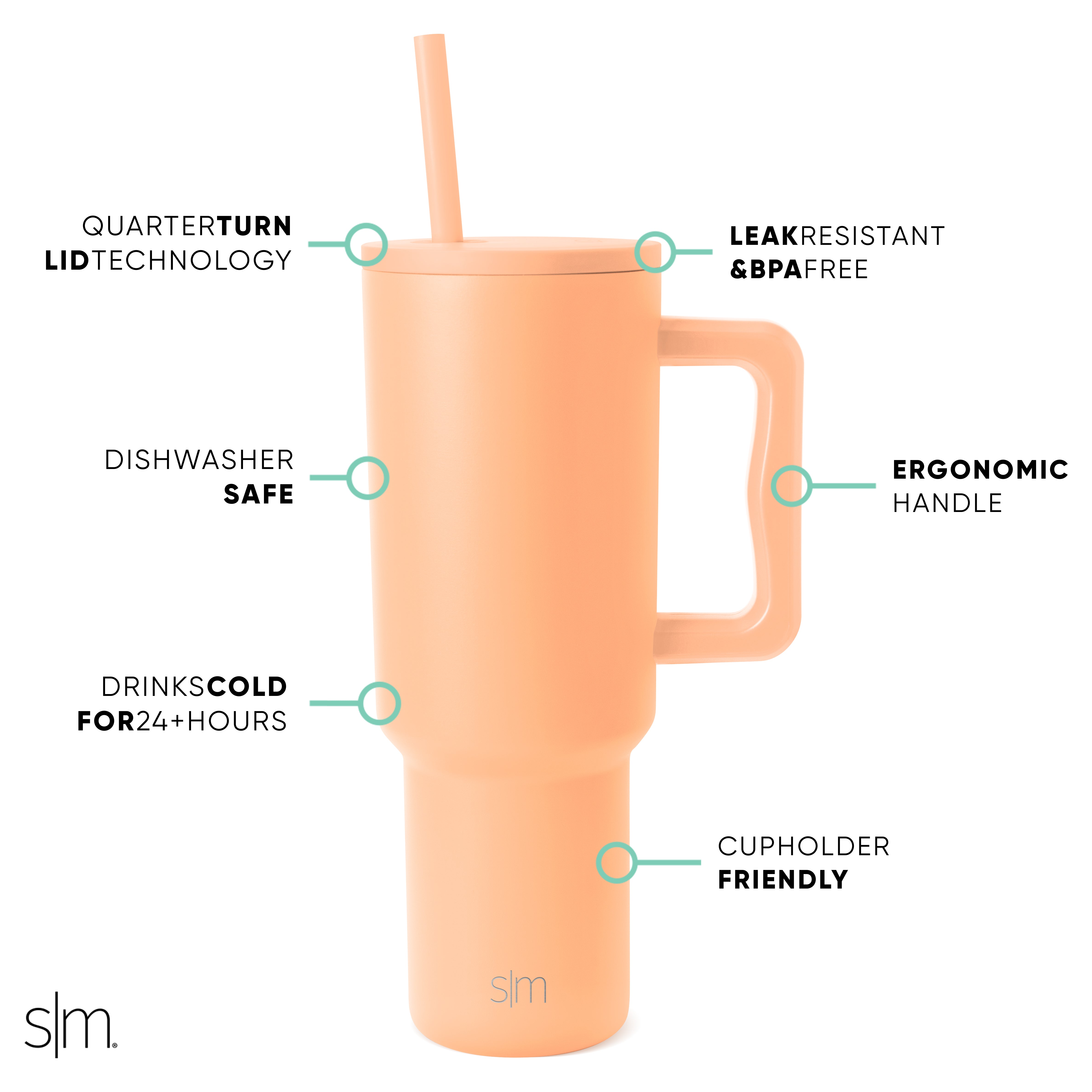 Premium Trek Tumbler 139 - 20oz Insulated Stainless Steel Water Bottle with Leakproof Lid - Perfect for Hiking, Camping & Outdoor Adventures