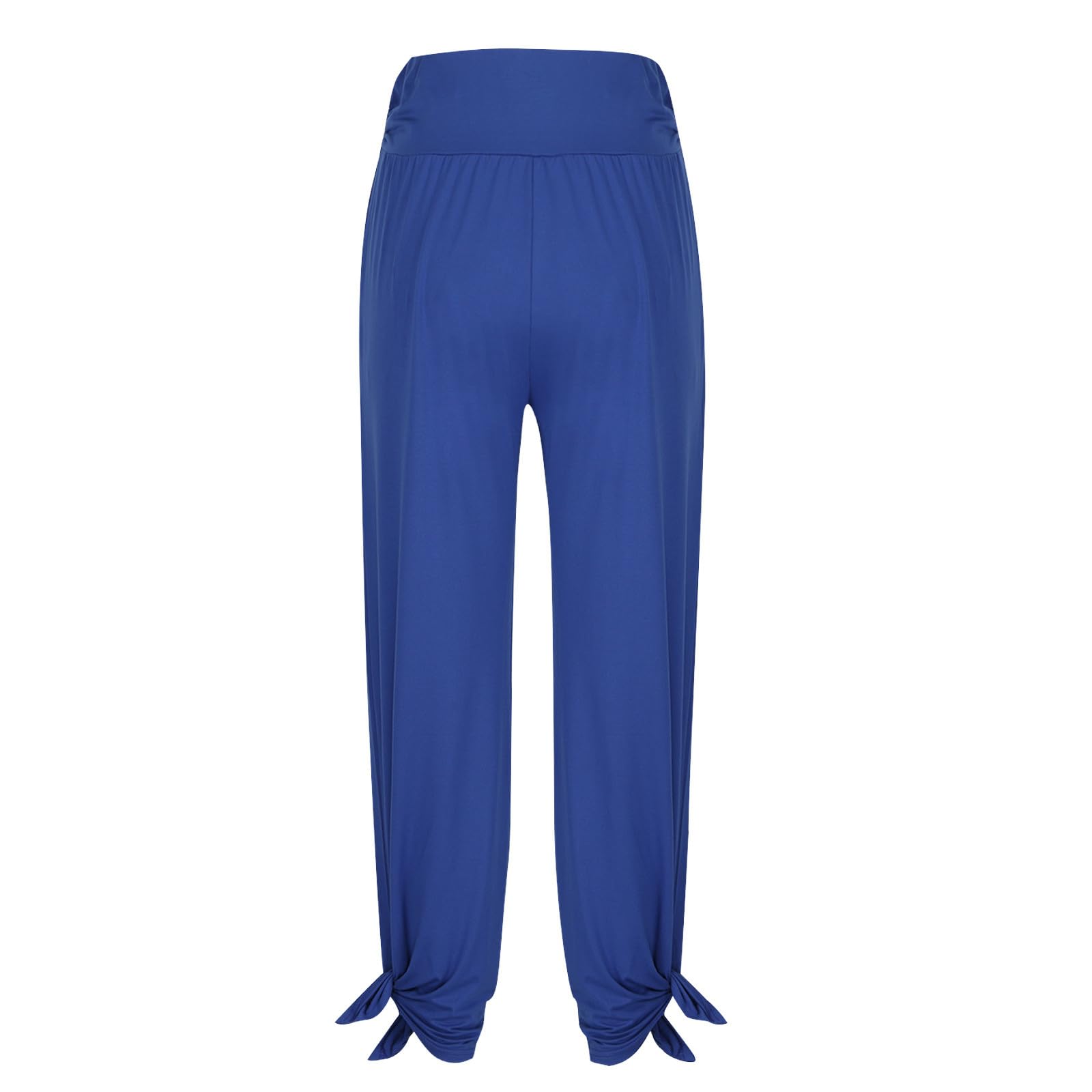**Women's High Waist Flare Wide Leg Yoga Pants - Stretchy Athletic Trousers for Running, Gym & Casual Wear**