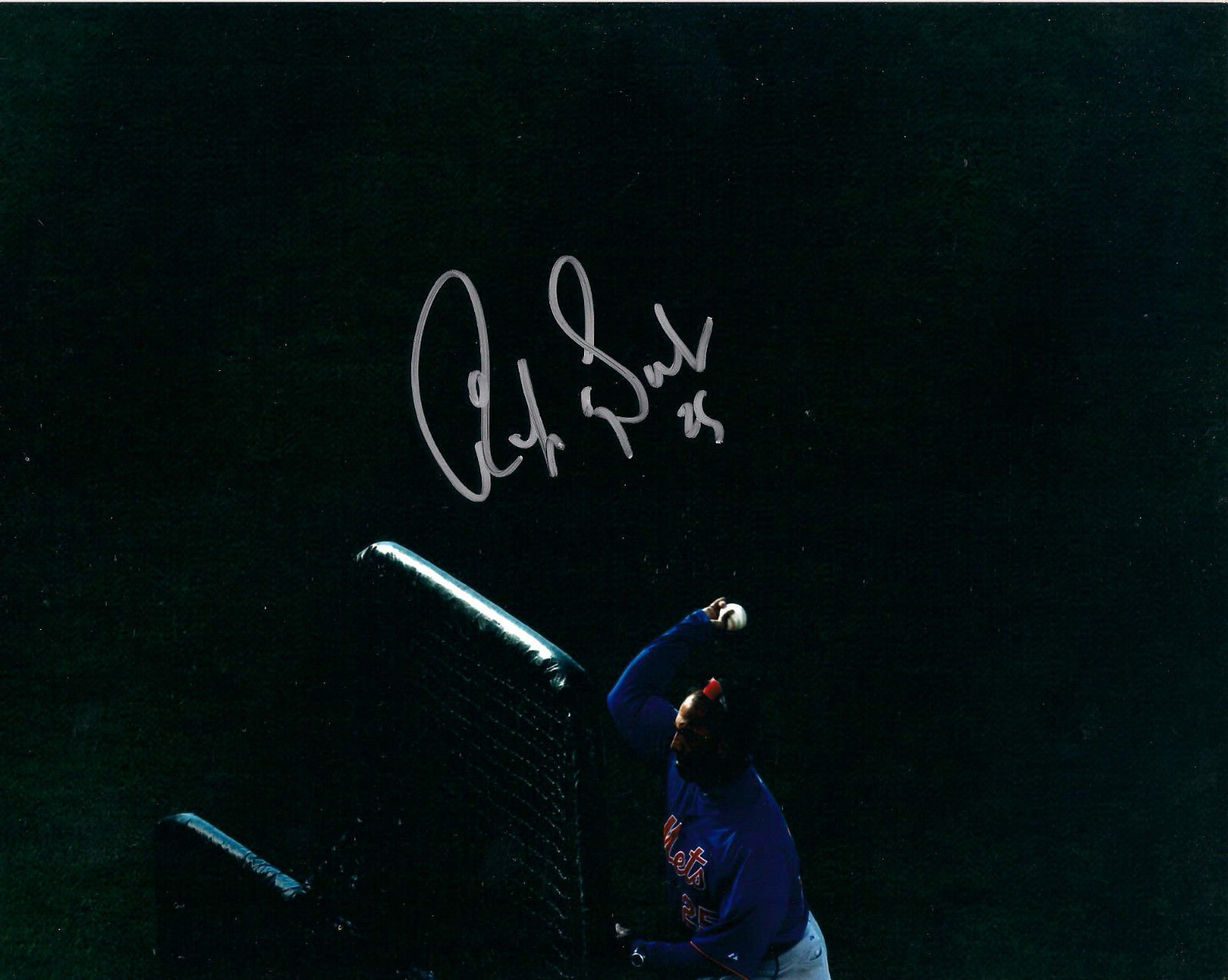 Authentic Ricky Bones New York Mets Autographed 8x10 Photo with COA - Perfect for Sports Memorabilia Collectors & Mets Fans