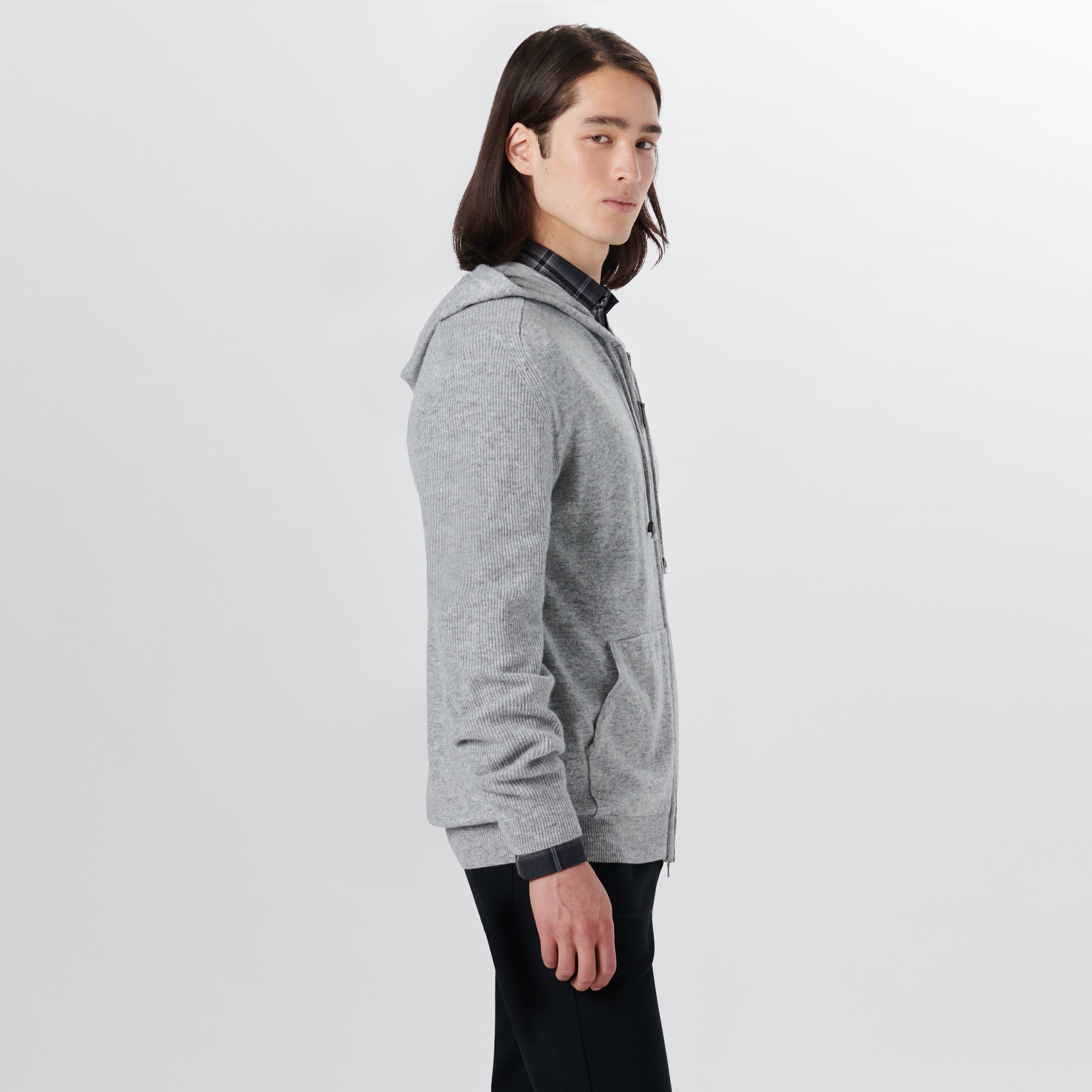 Men's Full Zip Hoodie Sweater - Soft Fleece Pullover with Pockets for Casual Wear & Outdoor Activities