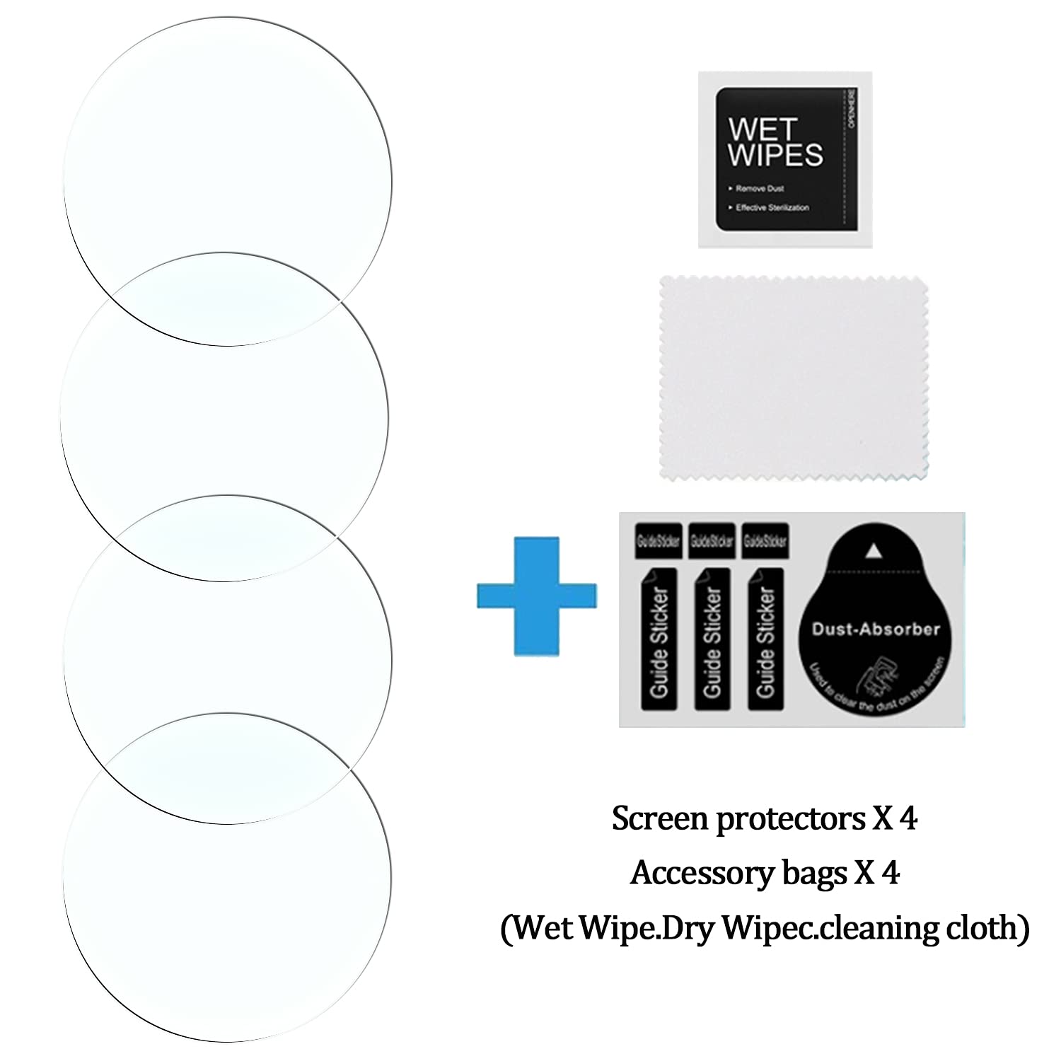 SUUNTO 9 Peak 43MM Tempered Glass Screen Protector - 4 Pack for Outdoor Sports