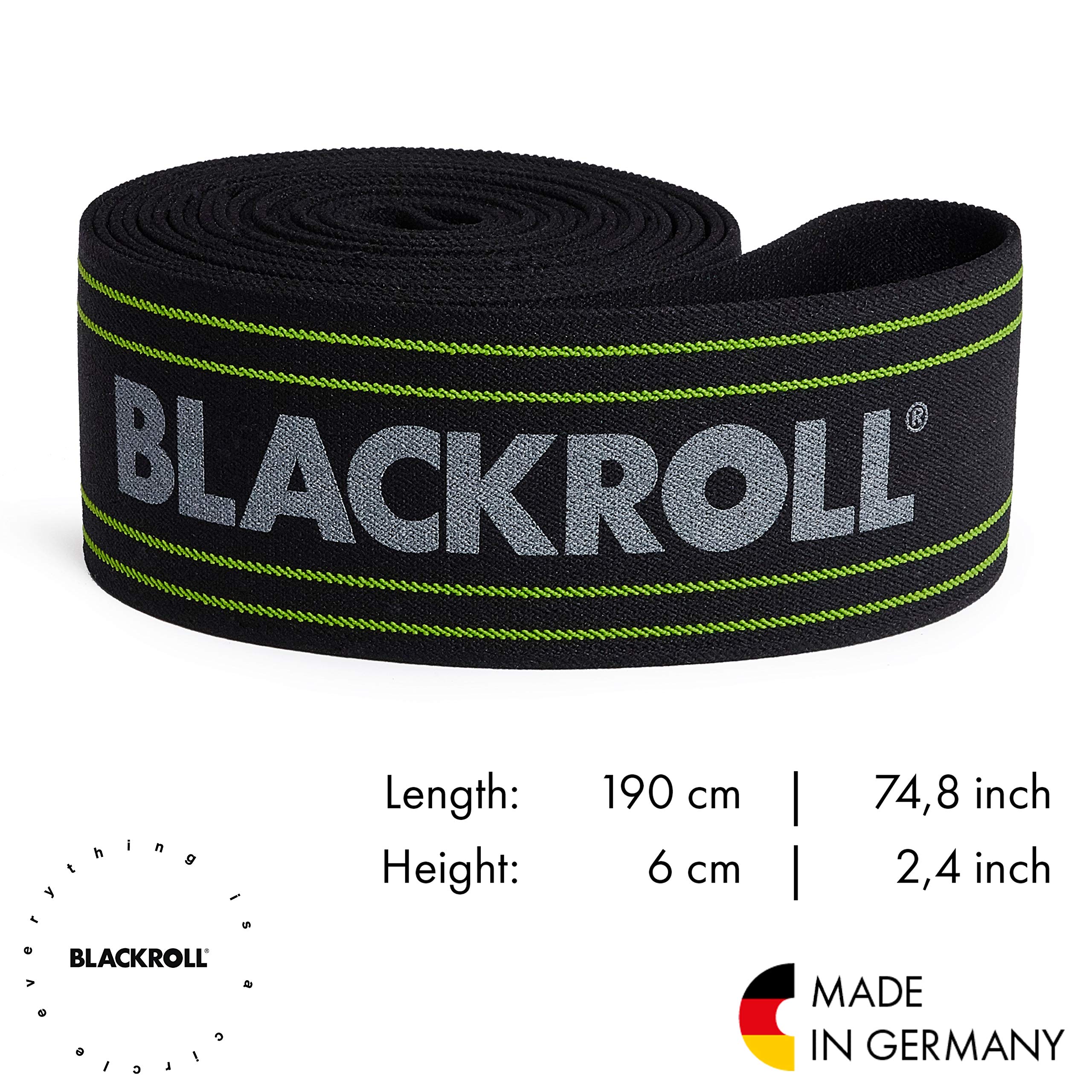 Black Roll Foam Roller for Muscle Recovery & Pain Relief - Best Massage Tool for Athletes, Gym, Yoga & Home Workouts
