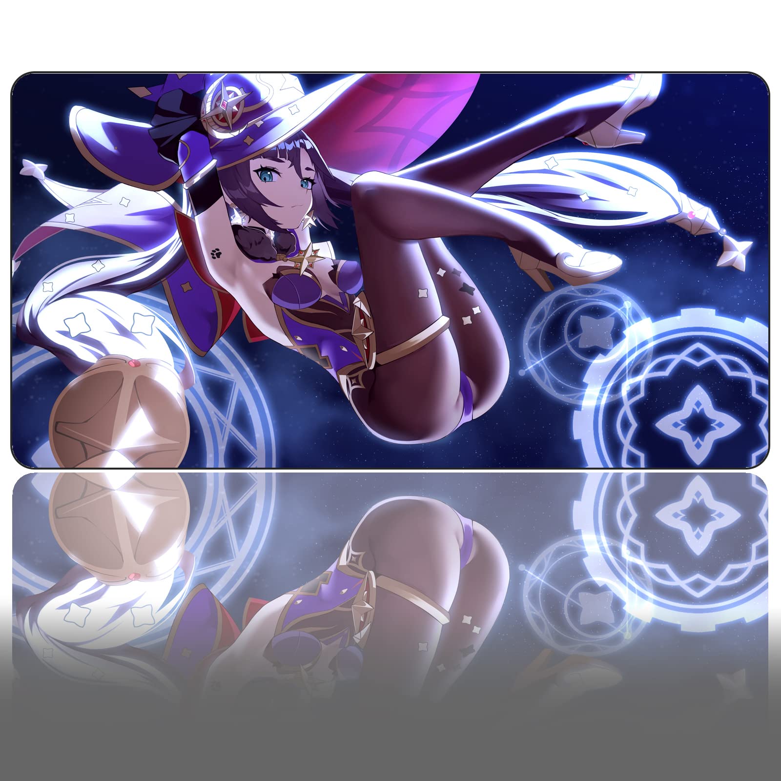 Anime Gaming Mouse Pad - Large Non-Slip Rubber Desk Mat for PC & Laptop (31.5