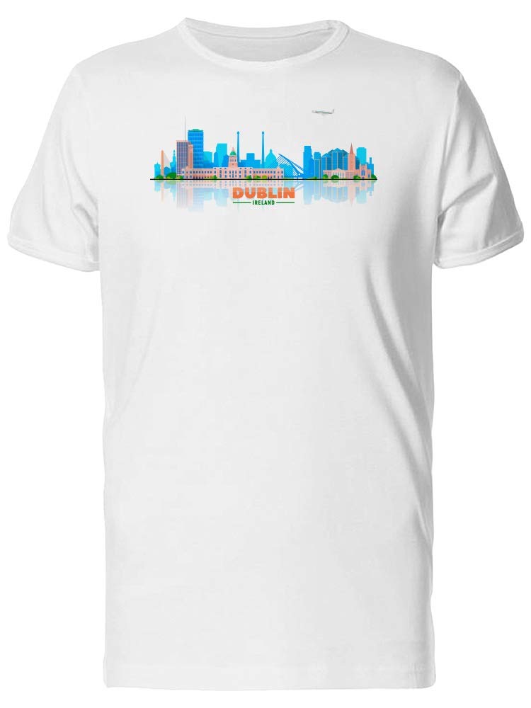 Dublin Ireland City Illustration T-Shirt for Men - Casual Wear & Travel Outfit