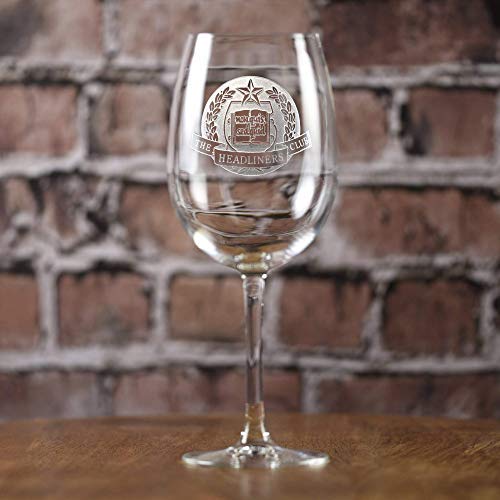 Personalized Engraved Wine Glasses Set of 4 - Custom Logo Gift for Weddings, Anniversaries & Special Occasions - Perfect for Romantic Dinners & Party Entertaining