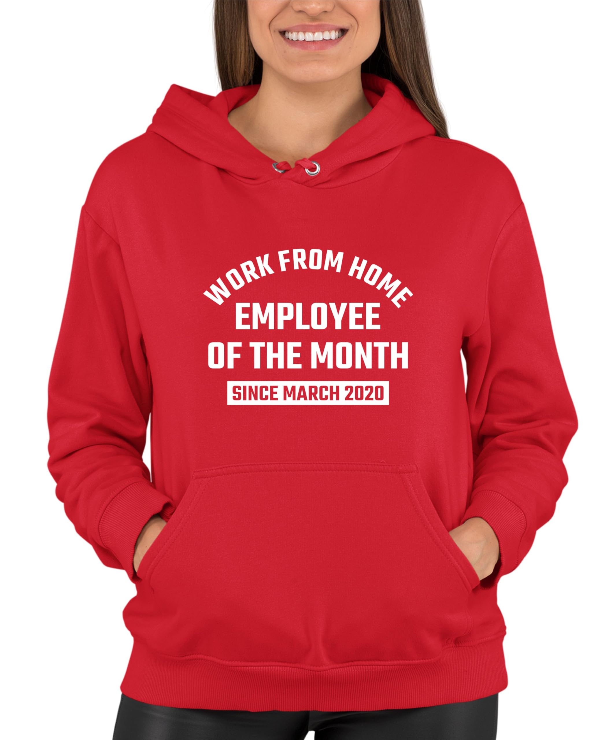 Best Work From Home Employee of The Month Hoodie for Men & Women - Comfortable Unisex Sweatshirt Since 2020 - Perfect for Remote Work, Zoom Meetings & Casual Wear