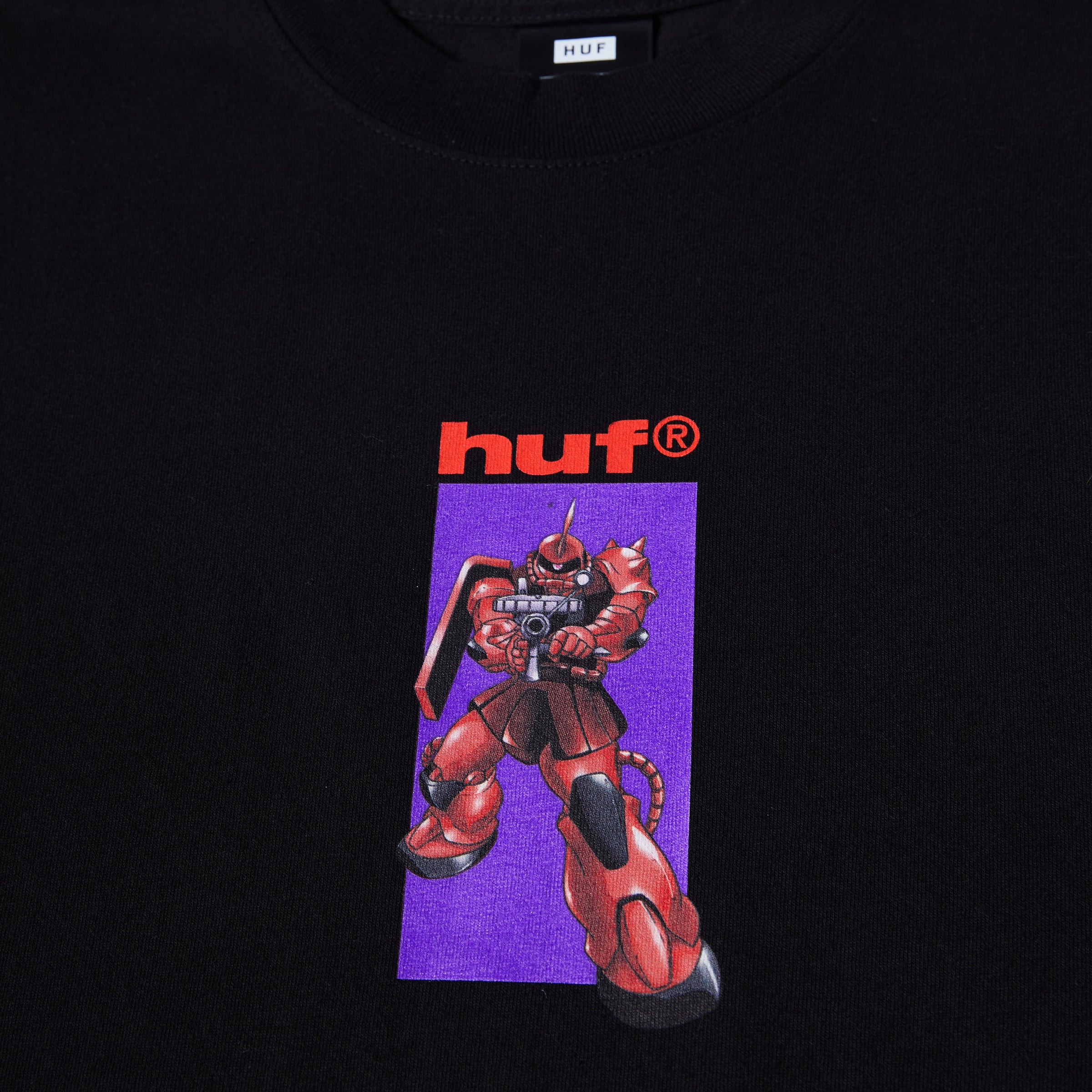 Char's Zaku Black T-Shirt - Mobile Suit Gundam Anime Graphic Tee for Men | Casual Wear, Cosplay & Anime Fan Gifts