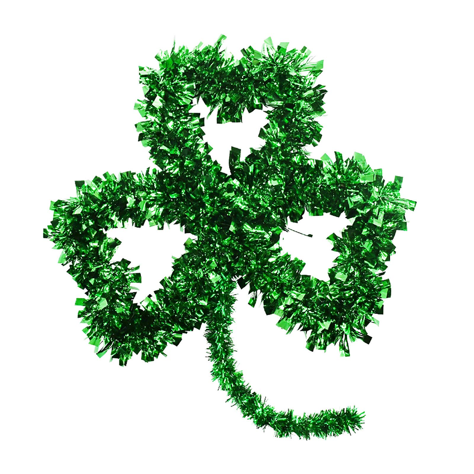 St. Patrick's Day Spring Wreath for Front Door - Irish Leprechaun Shamrock Decor, Green Hanging Ornament for Farmhouse, Wall & Window - Perfect for Seasonal Home Decor & St. Patrick's Day Party Decorations