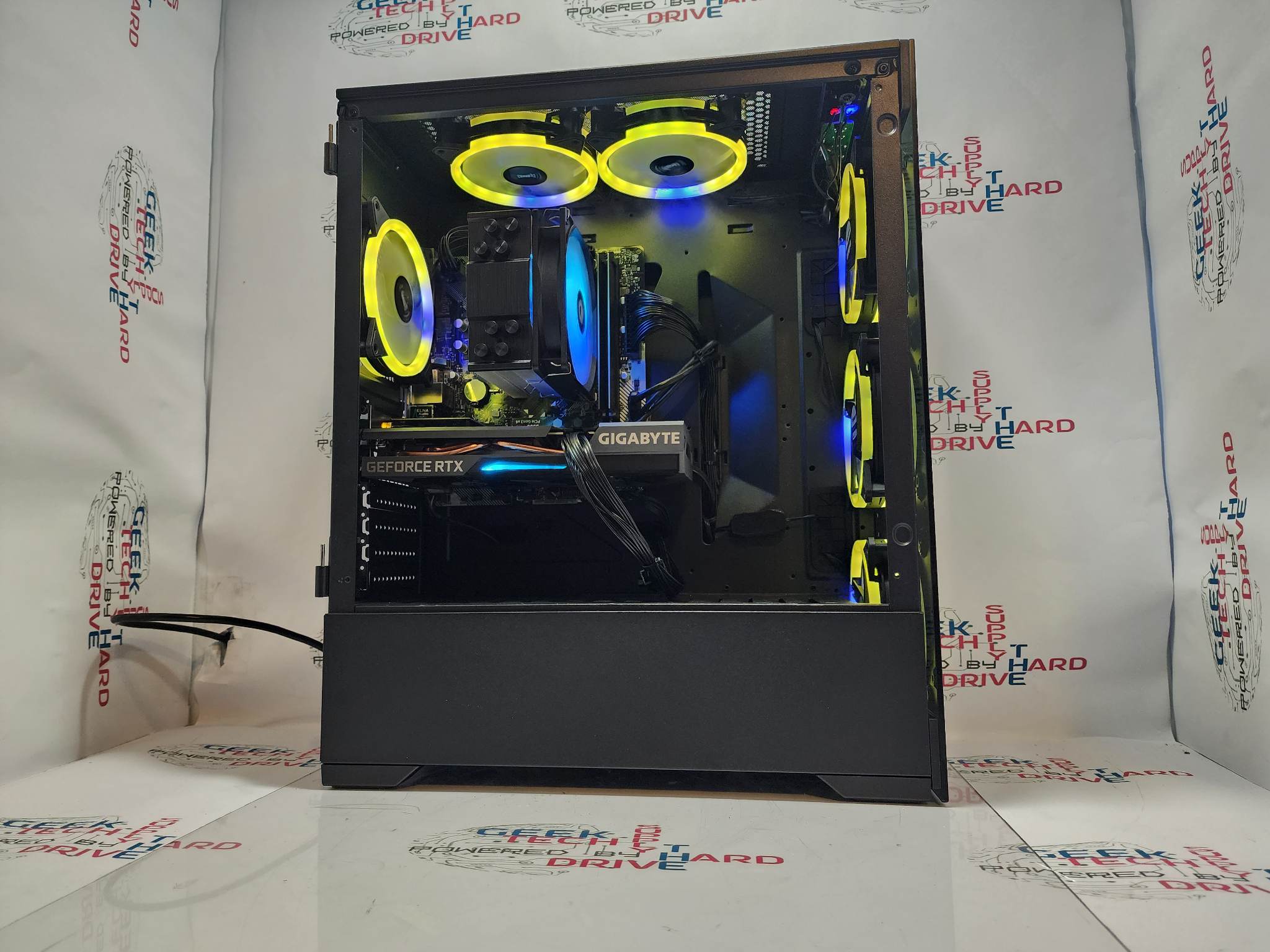 Custom Gaming PC Desktop Computer - AMD Ryzen 7 7800X3D, 2TB SSD, 16GB DDR5 RAM, NVIDIA RTX 4060, Black Vog A620M - Perfect for 4K Gaming, Streaming & Content Creation