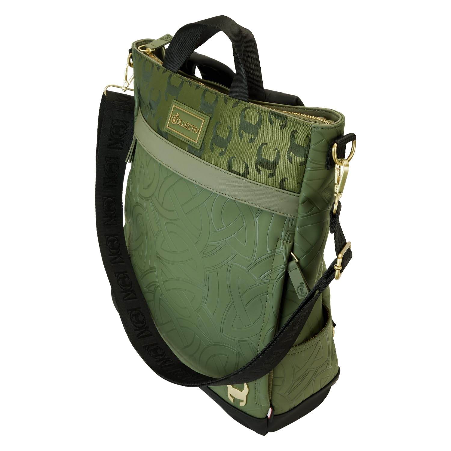 Loungefly COLLECTIV Marvel Loki The CREATIV Convertible Tote Bag - Stylish Superhero Shoulder Bag for Cosplay, Comic Con & Daily Use