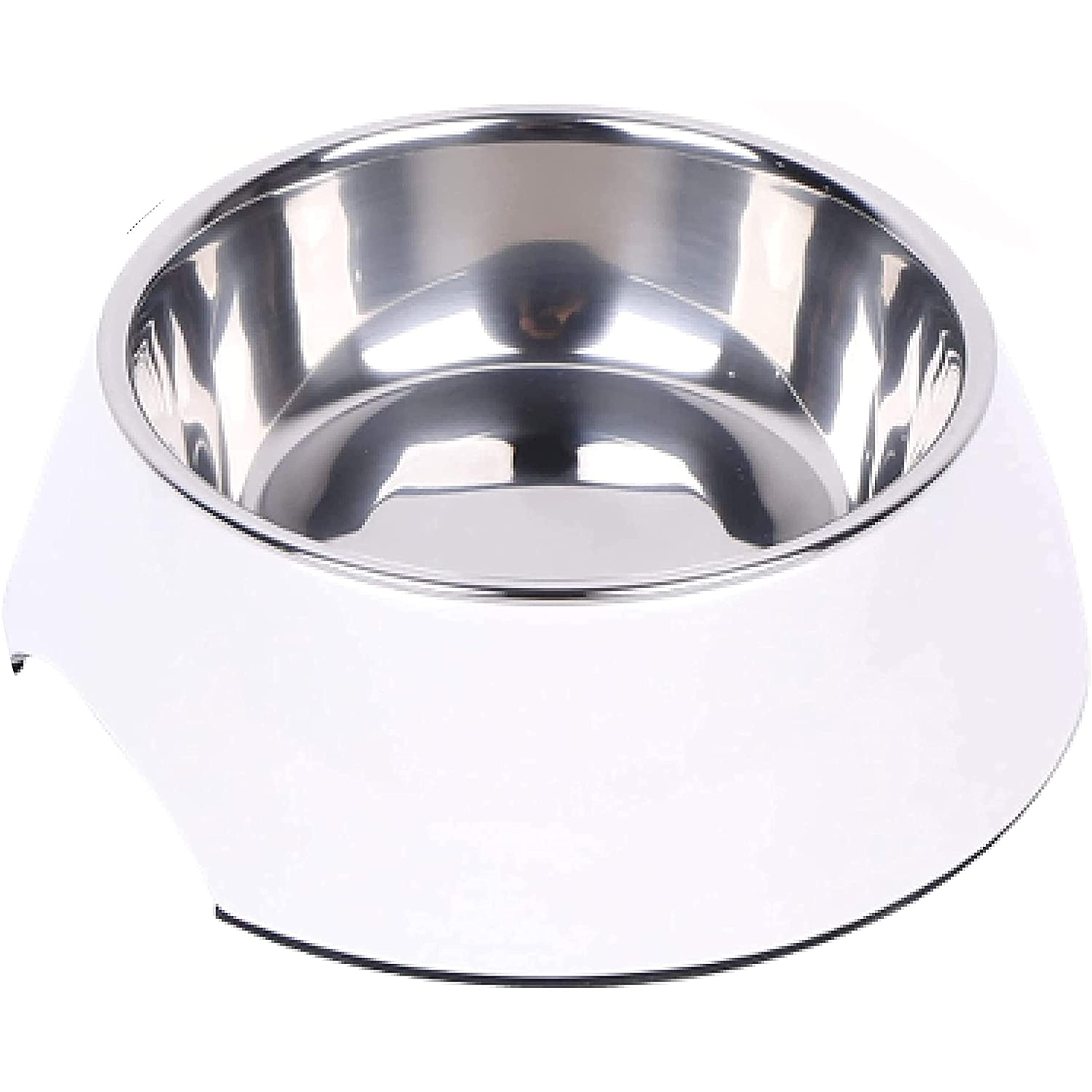 DDOXX Non-Slip Dog Bowl with Removable Stainless Steel Insert - Dishwasher Safe Melamine Pet Food & Water Dish for Dogs - Perfect for Home, Travel & Outdoor Use