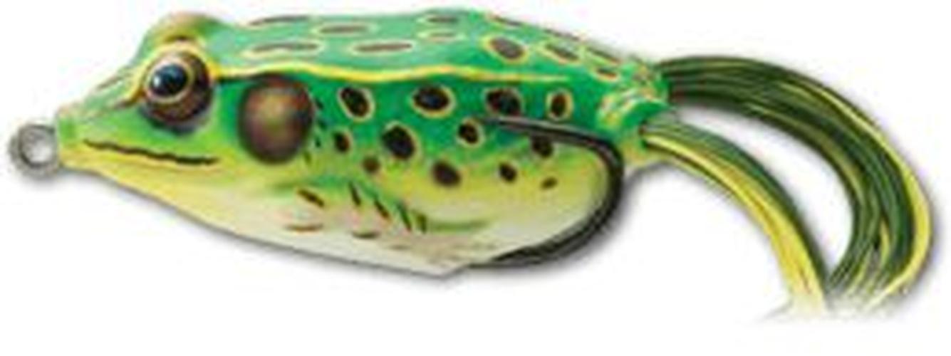 Live Target Hollow Body Frogs - Topwater Bass Fishing Lure for Freshwater & Saltwater - Realistic Frog Bait for Weedless Fishing in Ponds, Lakes, and Rivers