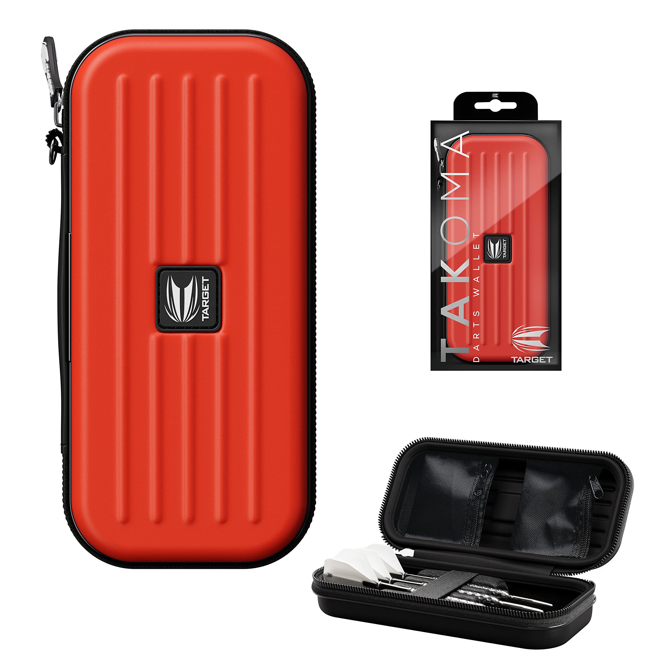 Target Takoma Red Dart Wallet - 3 Dart Holder for Secure Storage | Perfect for Dart Players & Enthusiasts at Home, Bars, or Tournaments